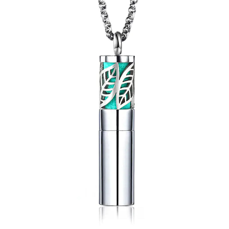 Aromatherapy Essential Oil Necklace with Pendant