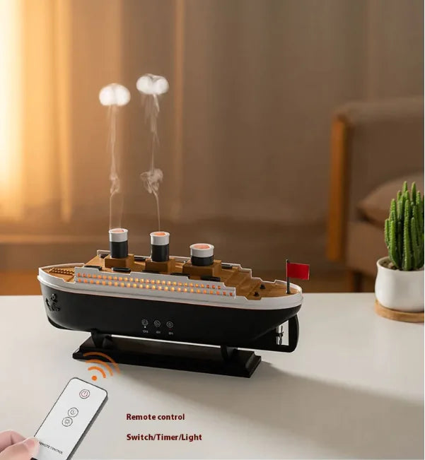 Retro Ship Jellyfish Ultrasonic Aroma Diffuser