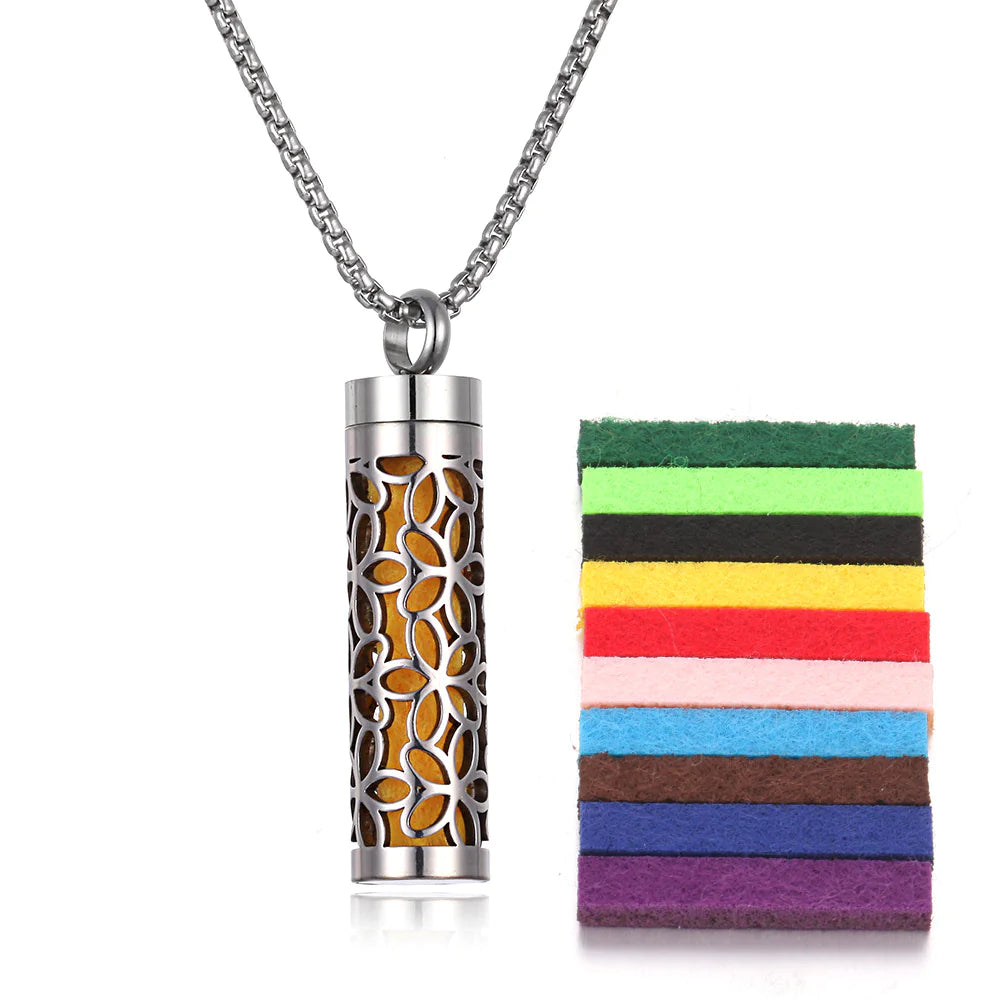 Aromatherapy Pendant Perfume Bottle Essential Oil Necklace