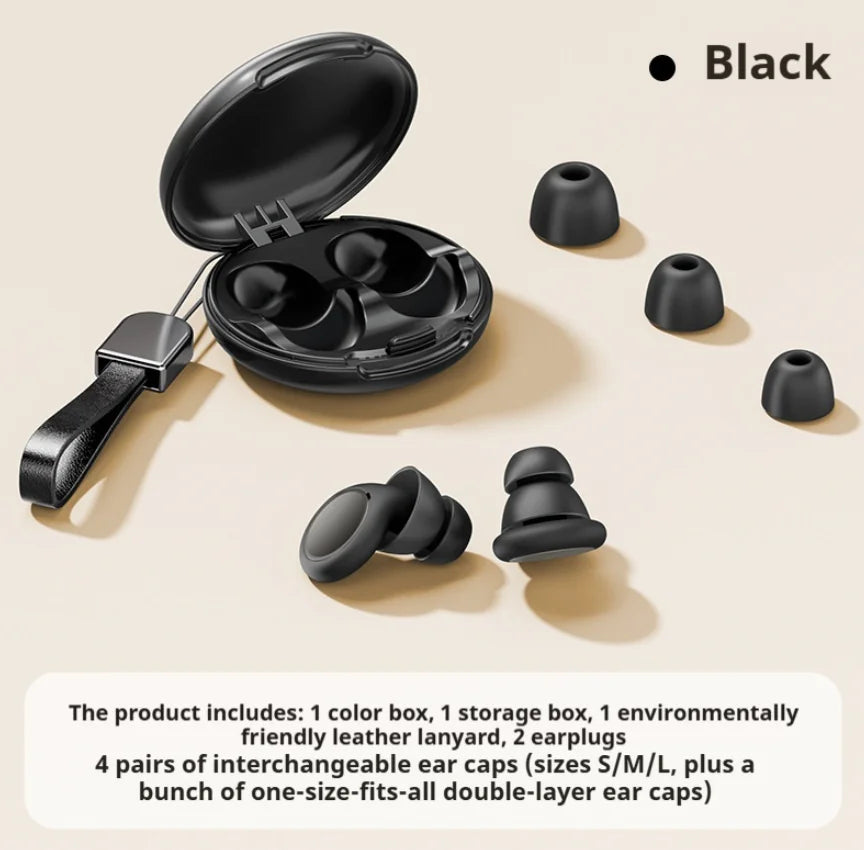 Silicone Noise-Reducing Sleep Earplugs