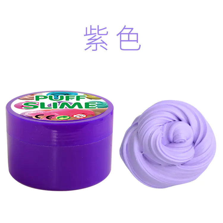 Cotton Mud Slime PUFF DIY Stress Relief Toy