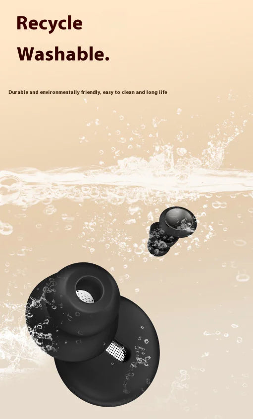 Silicone Noise-Reducing Sleep Earplugs