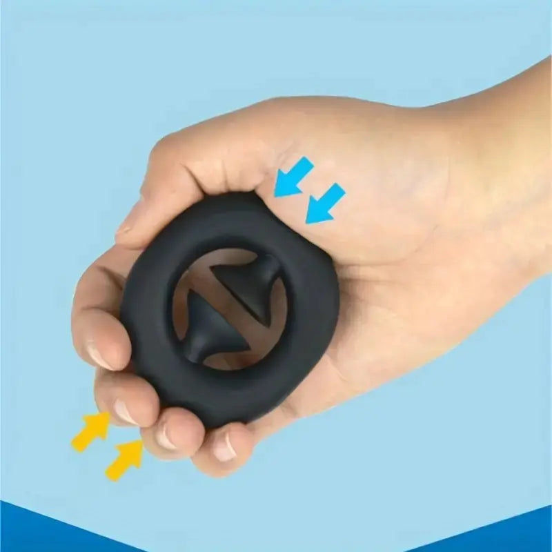 O-Shaped Grip Ring Stress Relief Squeeze Silicone Toy