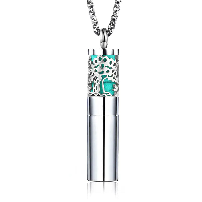 Aromatherapy Essential Oil Necklace with Pendant