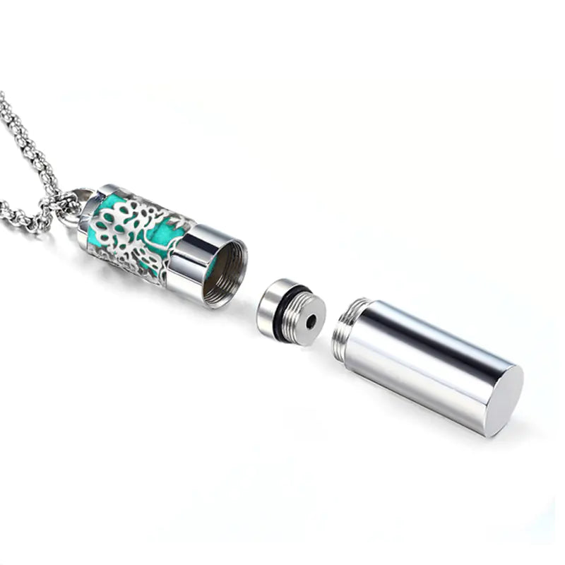 Aromatherapy Essential Oil Necklace with Pendant