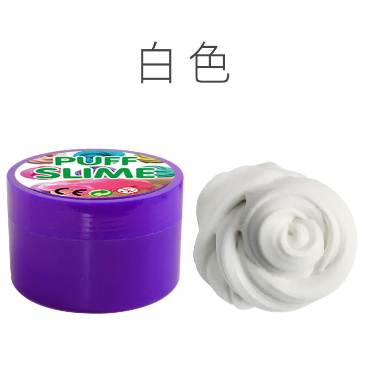 Cotton Mud Slime PUFF DIY Stress Relief Toy