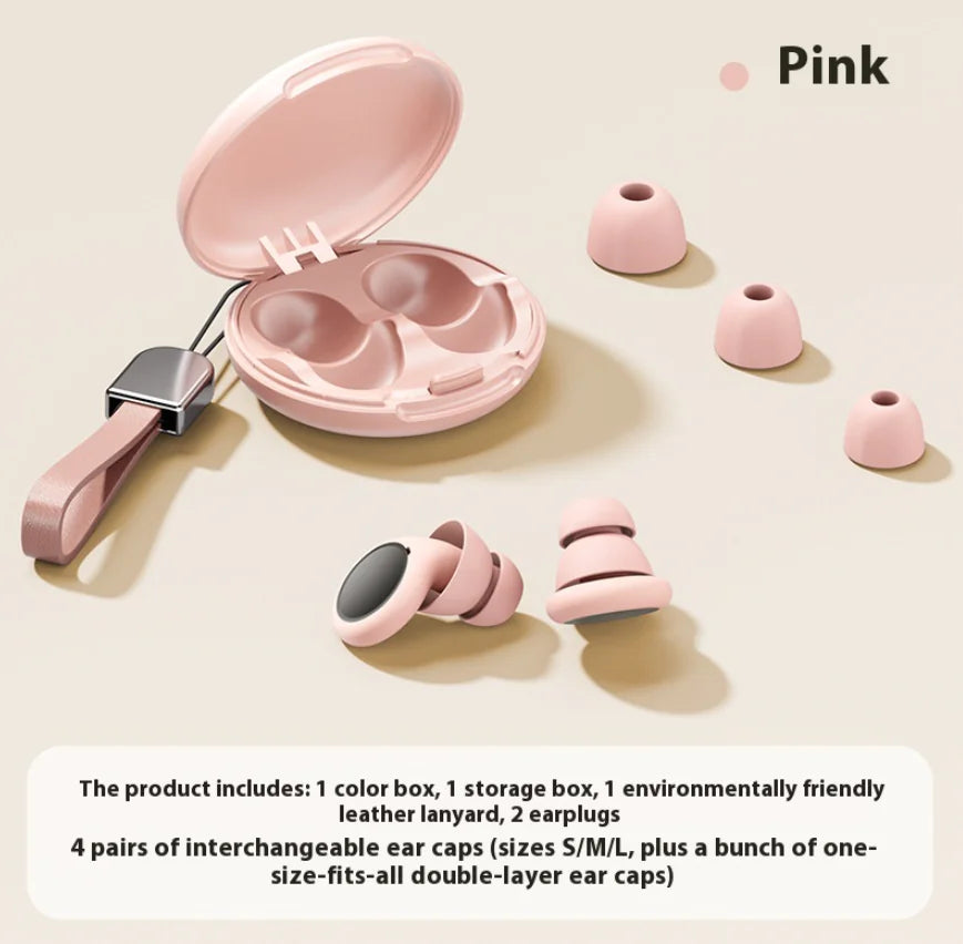 Silicone Noise-Reducing Sleep Earplugs