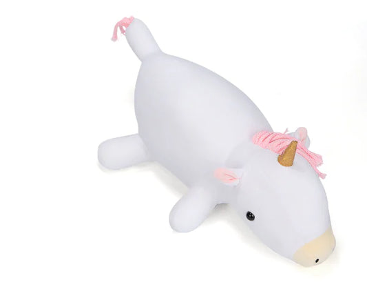 Weighted Plushies™ - Green Triceratops Pink Dinosaur (Single)