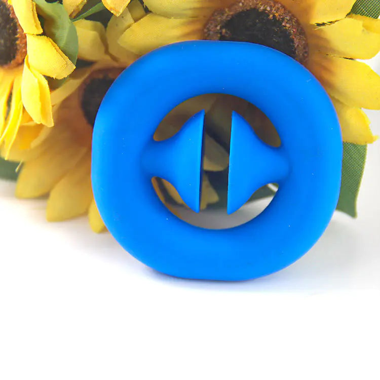 O-Shaped Grip Ring Stress Relief Squeeze Silicone Toy