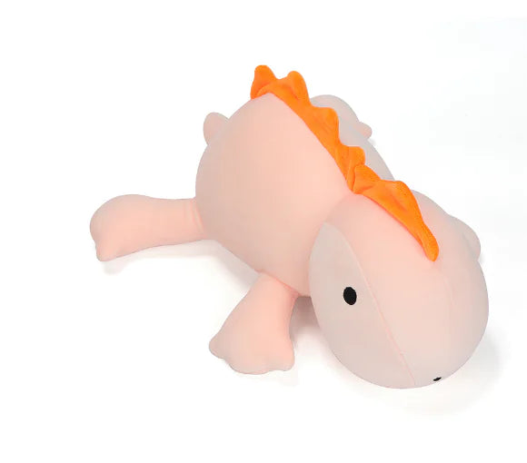 Weighted Plushies™ - Green Triceratops Pink Dinosaur (Single)