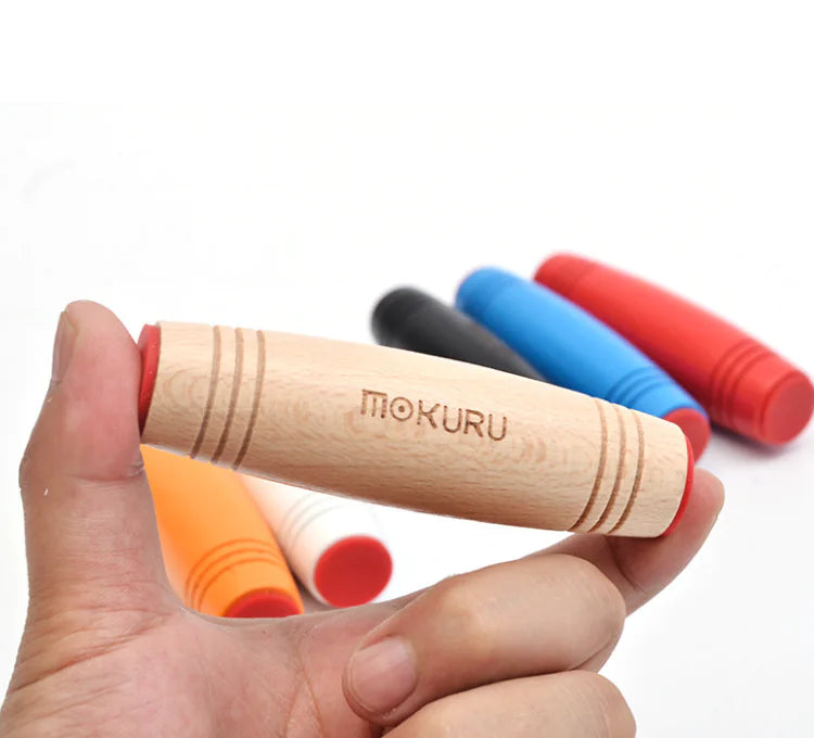 Desktop Rolling Stress Relief Toy, Wooden Fidget Stick