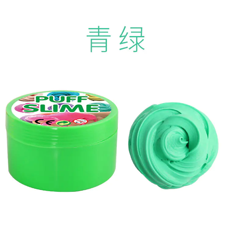 Cotton Mud Slime PUFF DIY Stress Relief Toy