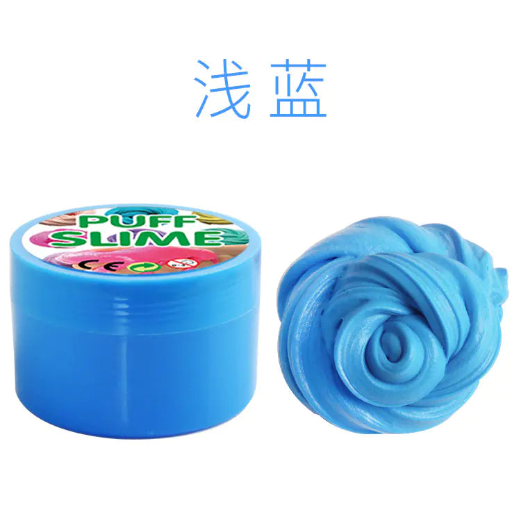 Cotton Mud Slime PUFF DIY Stress Relief Toy