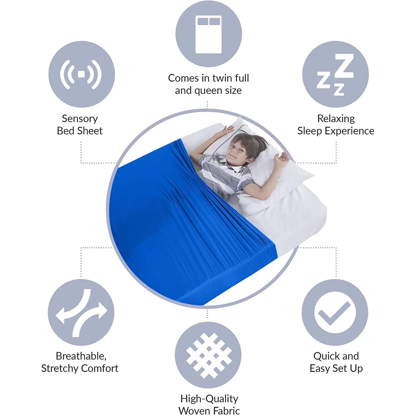 Children's Sensory Compression Bed Sheet