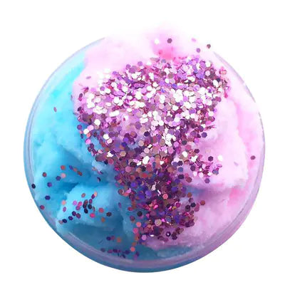 DIY Slime Silk Clay for Stress Relief - Colorful Mud