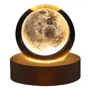 3D Astronaut Planet Crystal Ball Night Light Lamp