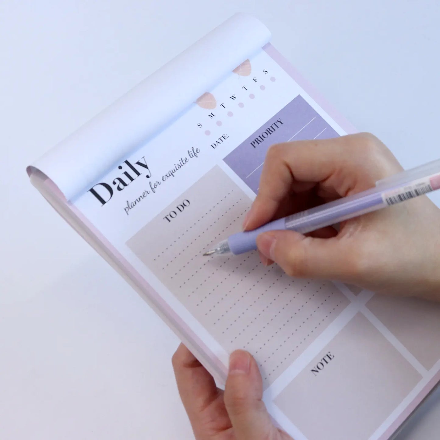 Morandi Series Tearable Notepad Planner with 60 Sheets