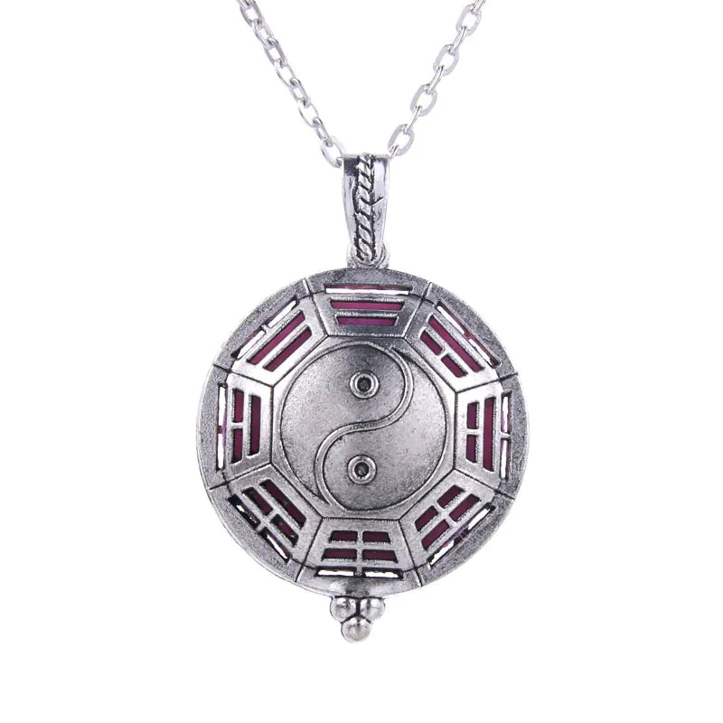 Hollow Tree of Life Alloy Pendant Diffuser Necklace