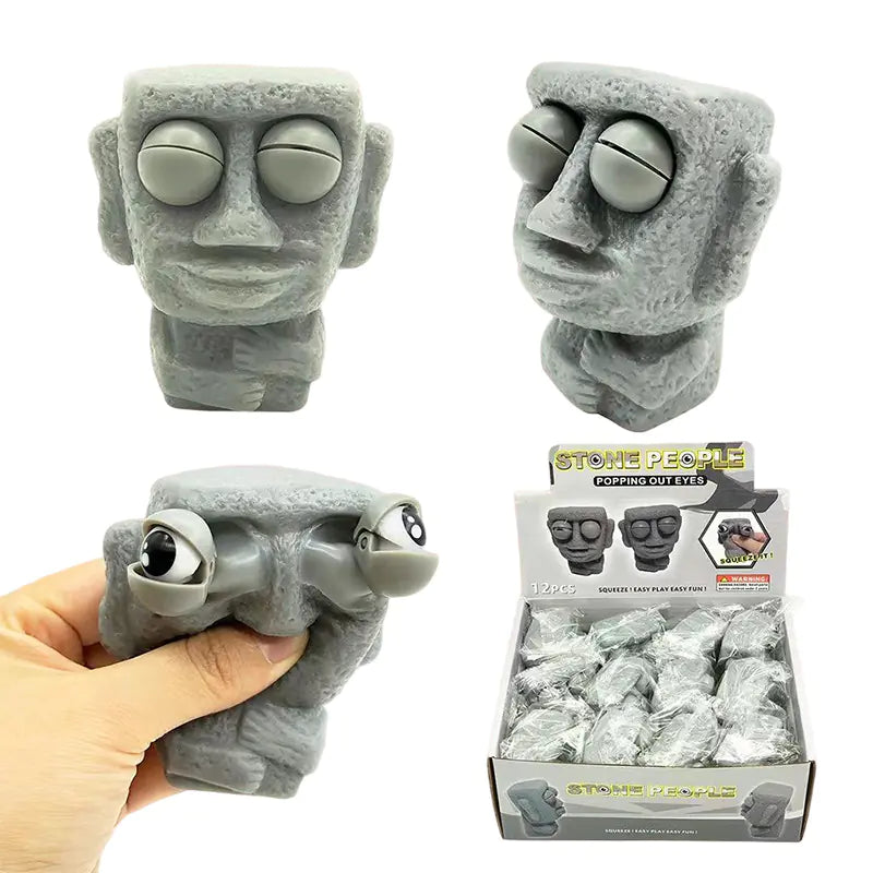 Cute Squeeze Rockman Stress Relief Toy