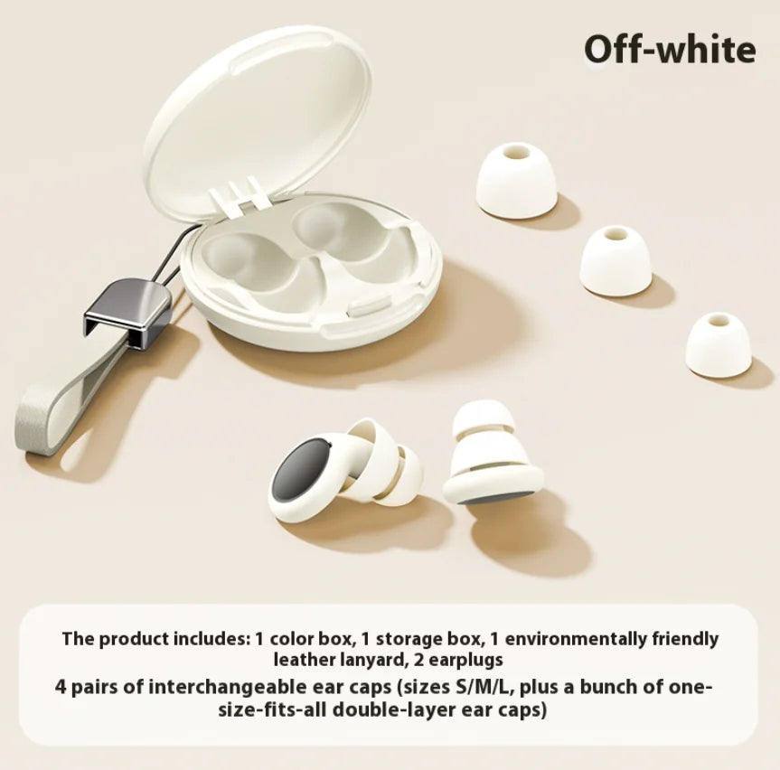 Silicone Noise-Reducing Sleep Earplugs