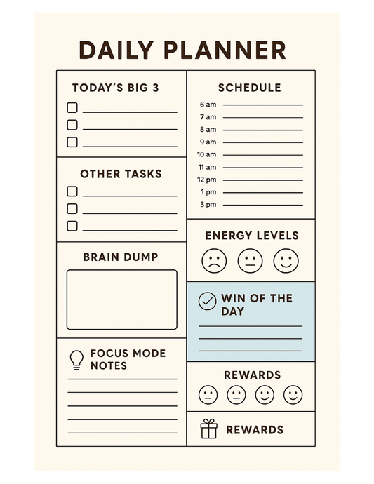 Daily Success Planner - Adult Edition