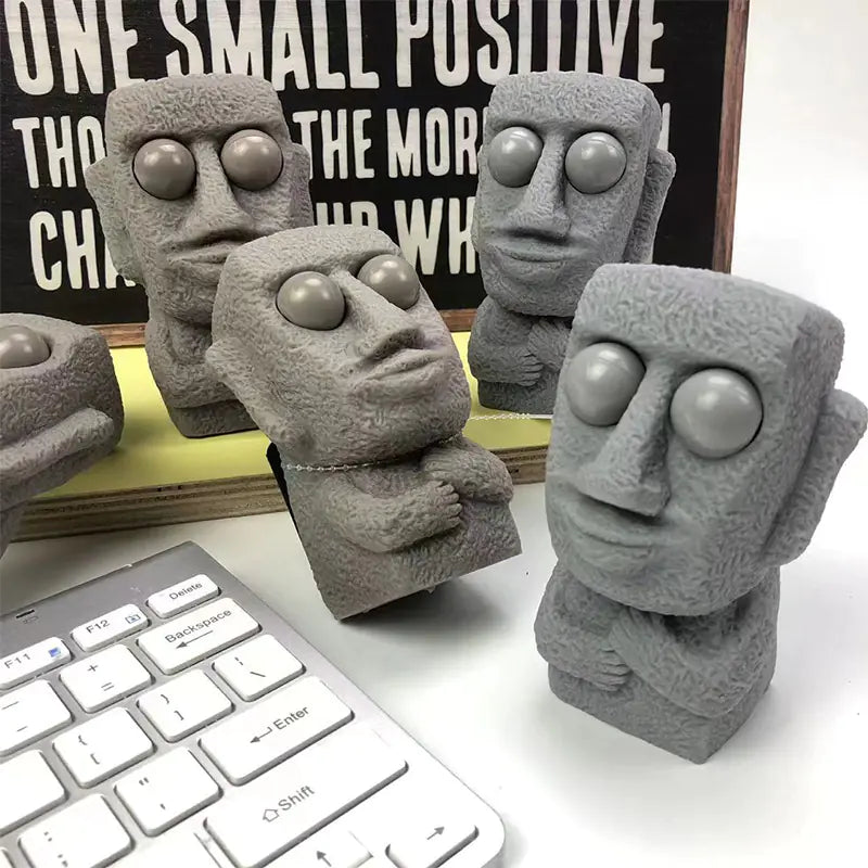 Cute Squeeze Rockman Stress Relief Toy