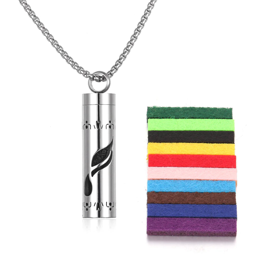 Aromatherapy Pendant Perfume Bottle Essential Oil Necklace