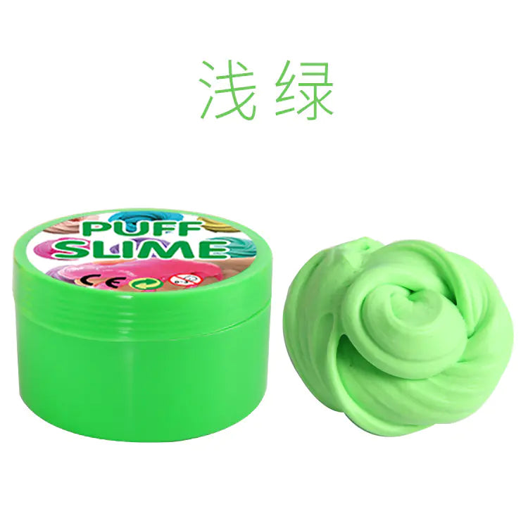 Cotton Mud Slime PUFF DIY Stress Relief Toy