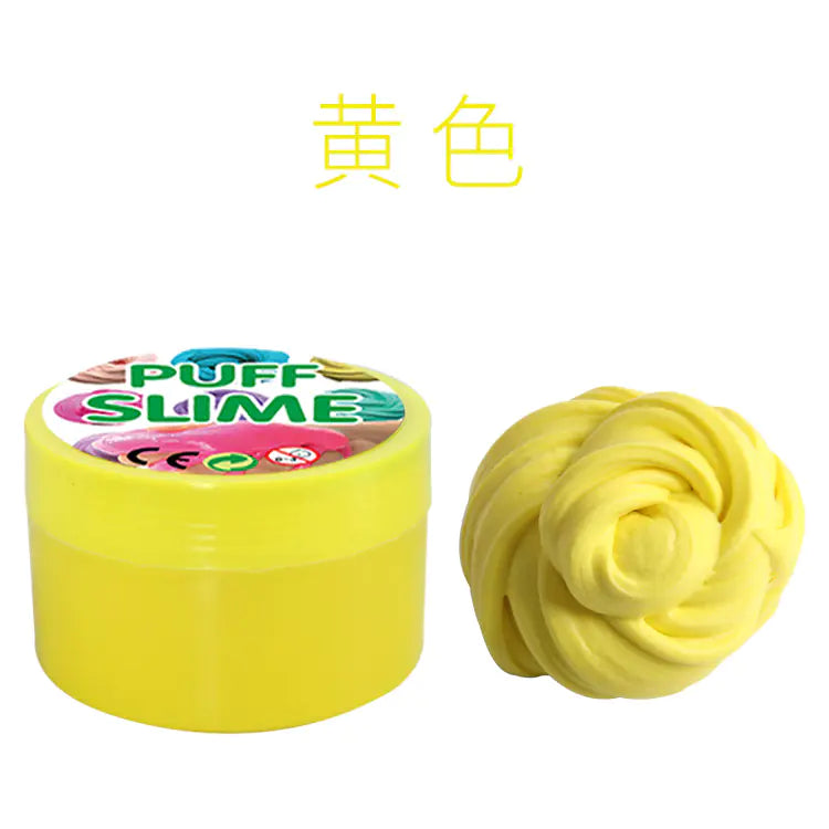 Cotton Mud Slime PUFF DIY Stress Relief Toy