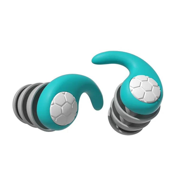 Sleeping And Swimming Waterproof Three-Layer Noise-Reducing Silicone Earplug