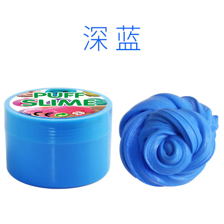 Cotton Mud Slime PUFF DIY Stress Relief Toy