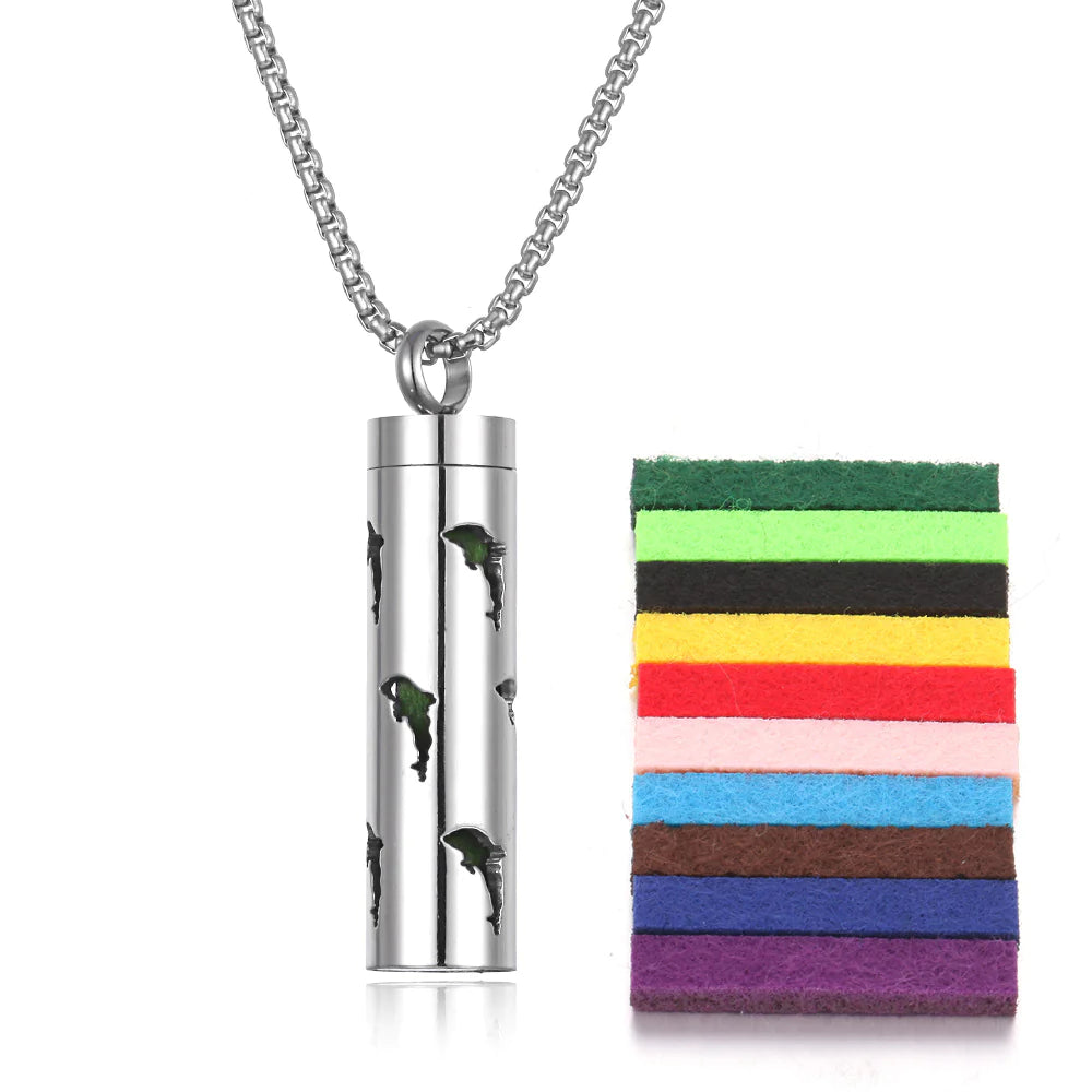 Aromatherapy Pendant Perfume Bottle Essential Oil Necklace