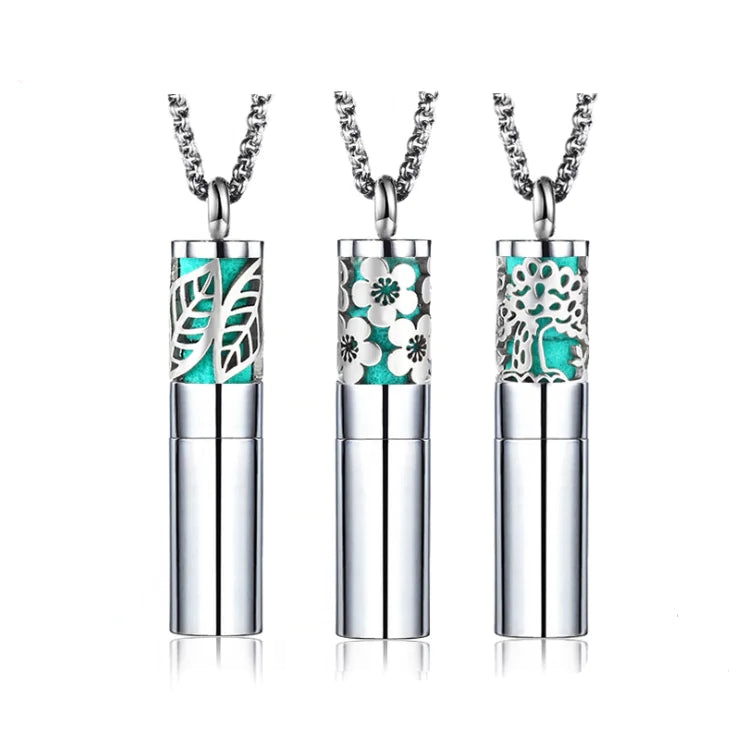 Aromatherapy Essential Oil Necklace with Pendant