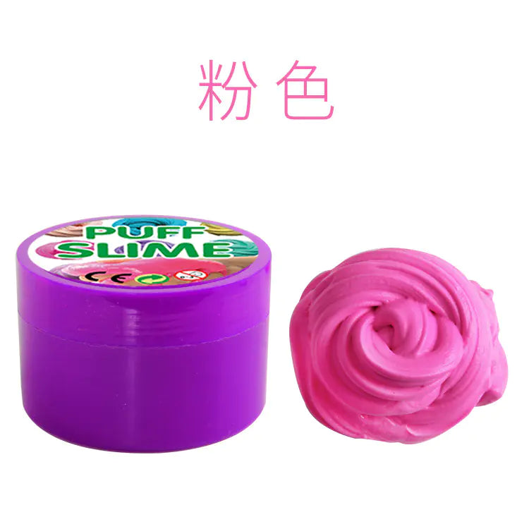 Cotton Mud Slime PUFF DIY Stress Relief Toy